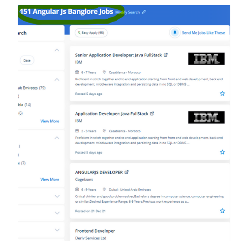 Angular JS internship jobs in Hyderabad