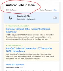 AutoCAD internship jobs in Erode