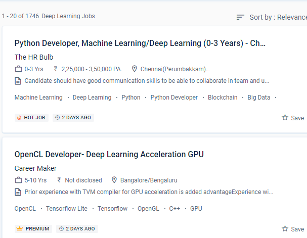 Deep Learning internship jobs in Vijayawada