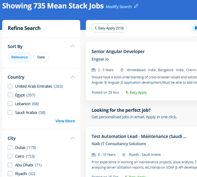 Mean Stack Development internship jobs in Vijayawada