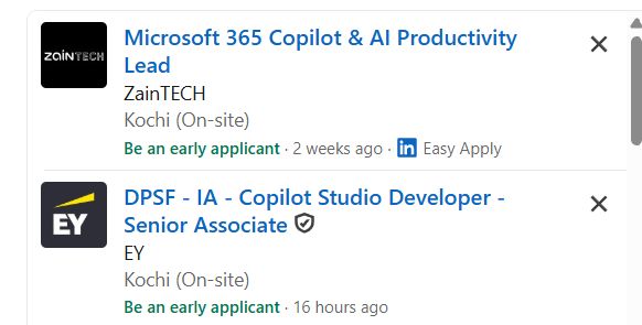 Microsoft Copilot & AI Productivity internship jobs in Coimbatore