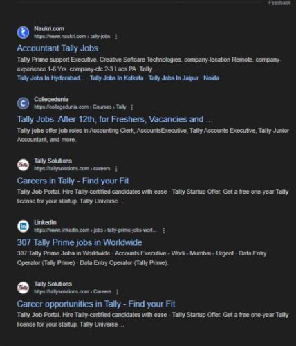 Tally Prime internship jobs in Vijayawada